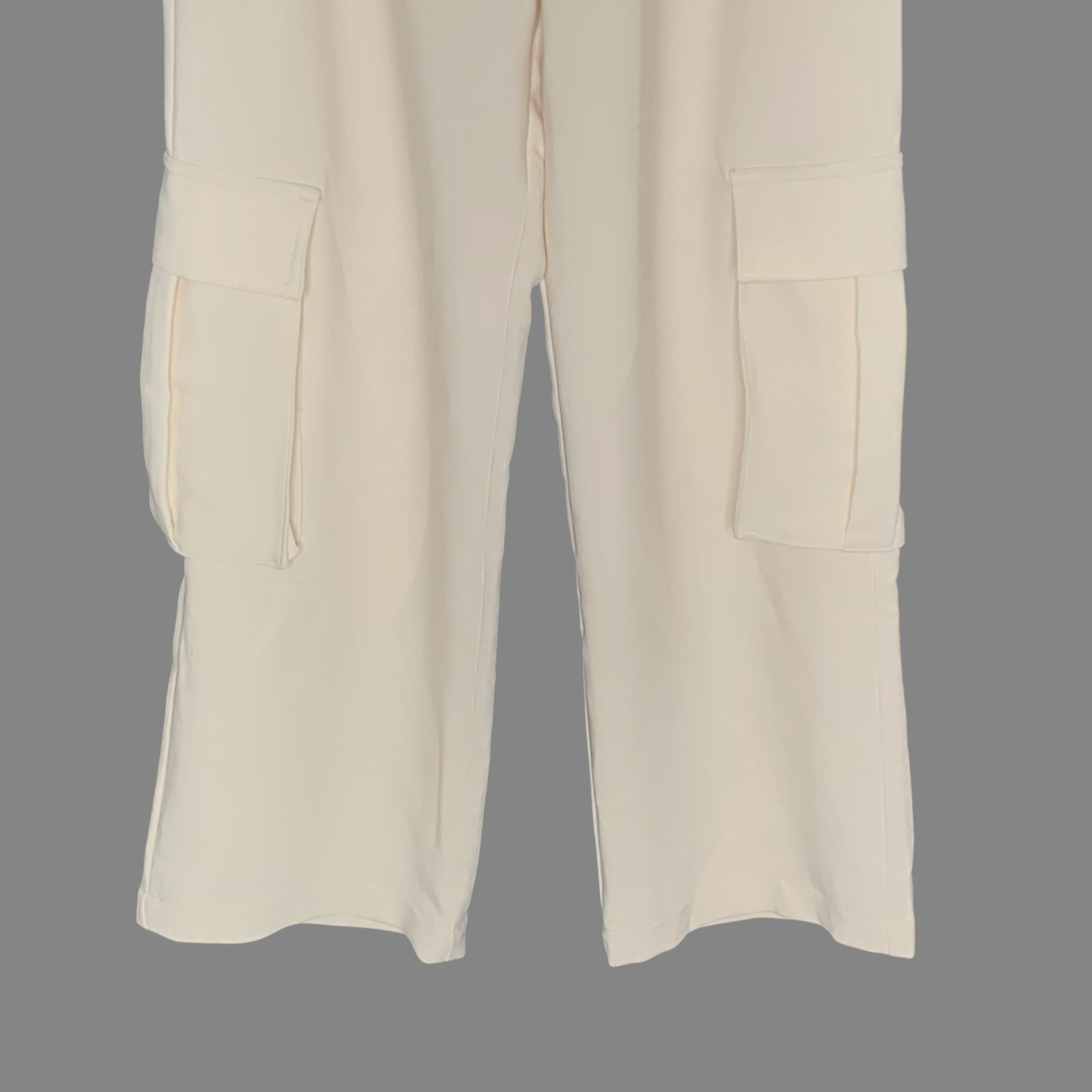Dissh Willa High Waisted Cargo Pants 2 Cream Ivory Wide Leg Clean Girl Norm — image 5 of 8
